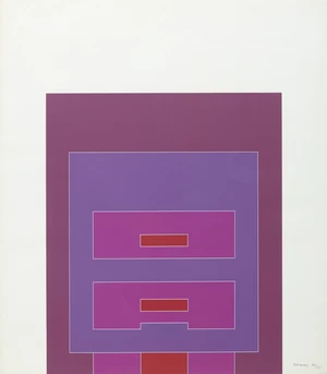 Robyn Denny,&nbsp;British 1930-2014,&nbsp;Untitled, from the Waddington Suite, 1968;&nbsp;screenprint in colours on...