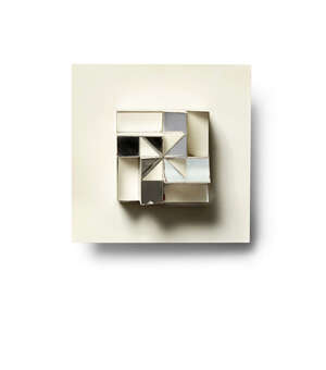 
	
		Mary Martin, 
		British 1907-1969- 
		 
		Rotation MM1, 1968;
		 
		injection moulded...