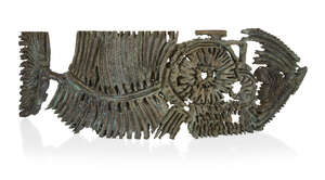 
	
		Designer Unknown, 
		 
		Brutalist fish sculpture, circa 1970, 
		Patinated bronze,...