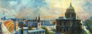 
	
		Alexander Creswell, 
		British b. 1957
		 
		London City Skyline 1; 
		 
		
