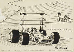 
	
		Russell Brockbank, 
		British 1913-1979 - 
		 
		Manufacturer: Fokker. Driver: Baron...