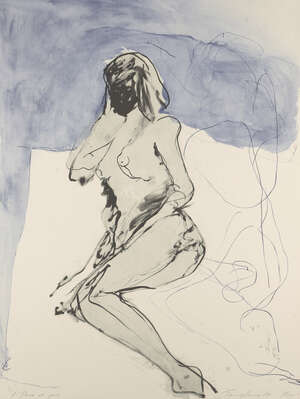
	
		Tracey Emin CBE RA, 
		British b.1963- 
		 
		I Think of You, 2014; 
		 
		lithograph in...