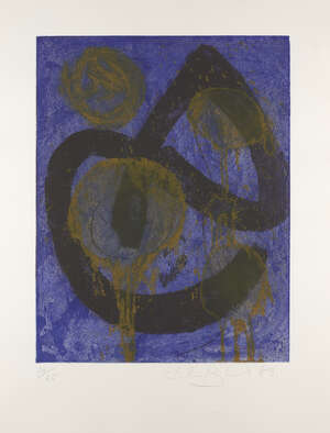 
	
		John Hoyland, 
		British, 19342011, 
		
		The sorcerer, 1989; 
		
		etching and...