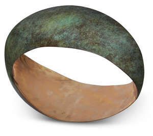 
	
		Andrew Thomas, 
		British b.1963- 
		 
		The Journey, 2014;
		 
		patinated and polished...