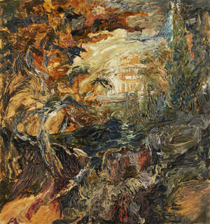 
	
		Therese Oulton, 
		British b.1953- 
		Shades of Umbria II 1983; 
		oil on canvas, 
		61 x...