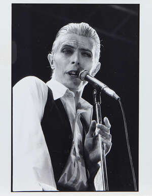 
	
		Michael Putland, 
		British b.1947- 
		 
		David Bowie; 
		 
		silver gelatin prints,...
