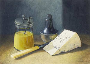 
	
		Tim Gustard, 
		British b.1954- 
		
		English Mustard;
		
		acrylic on board, signed,...