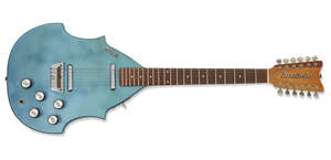 
	
		A c.1965 Danelectro Bellzouki Vincent Bell 7020 12 String Guitar in Metallic Blue Finish,...