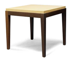 
	
		Attributed to Christian Liagre (French 1943-2020), a blonde wood side table    
		c.2010...