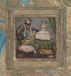 
	
		A portrait of Sawai Ram Singh II, Maharaja of Jaipur (r. 1835-80), Jaipur, circa 1880,...