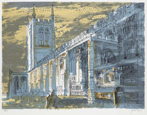 
	
		John Piper CH, 
		British 1903-1992- 
		Long Melford Church [Levinson 336], 1982; 
		