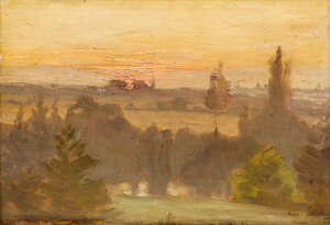
	
		Louis-Henri Saintin, 
		 
		French 1846-1899- 
		 
		 
		Paysage; 
		 
		 
		 
		