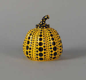 
	
		Yayoi Kasuma, 
		Japanese b.1929- 
		 
		Pumpkin;
		 
		painted cast resin,...
