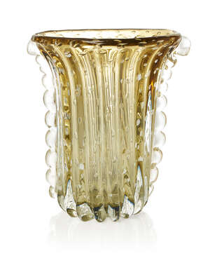 
	
		Murano (Italian), a large flared vase 
		c.1970, signed Toso Murano to base 
		A large...