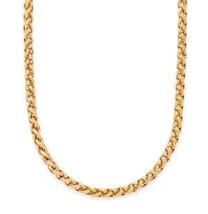 UnoAErre. A chain necklace, composed of spiga links, to bolt clasp, signed, Italian marks,...