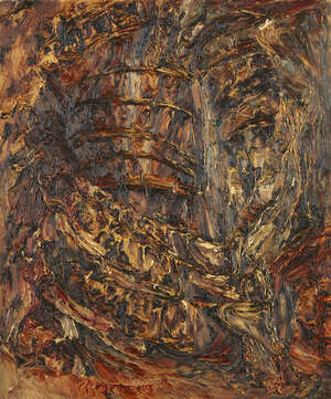 
	
		Therese Oulton, 
		 
		British b.1963- 
		 
		Symptoms No.2, 1986; 
		 
		oil on...