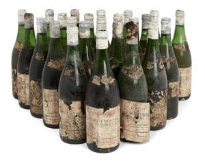 
	
		Twenty-four bottles of Puligny Montrachet Premier Cru white wine, Ropiteau Freres, 1969 