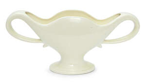 
	
		Fulham Pottery, a two handled planter
		c.mid 20th century, printed marks to base 
		A...