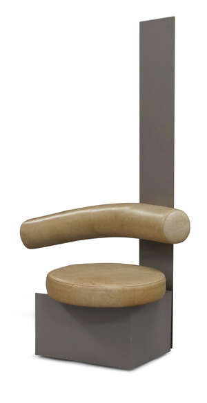 
	
		Jane Dillon (b.1943) for Planula, 
		 
		Scarce moveable chair,1968, 
		Painted wood,...