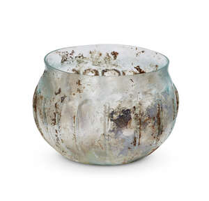 
	
		A Roman pale bluish-green glass bowl, or zarte rippenschale, second half of 1st century...