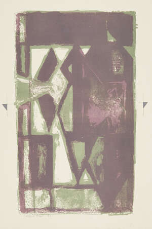 
	
		Clifford Ellis,
		British 1907-1985-
		 
		Freixo, 1956;
		 
		lithograph in colours on...