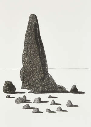 
	
		David Hockney OM CH RA, 
		British b.1937- 
		 
		The Sexton Disguised as a Ghost...