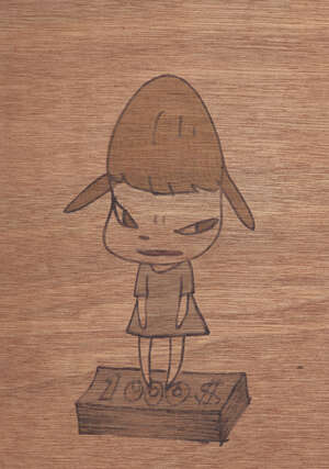 
	
		Yoshitomo Nara,
		Japanese b.1959-
		 
		BALTIC's Exhibition Invitation Card,...