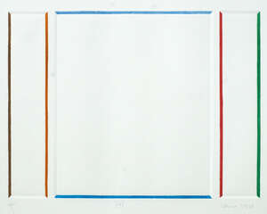 
	
		Marc Vaux, British b.1932- "VII"; aquatint, embossed, signed, inscribed AP/1 and dated...
