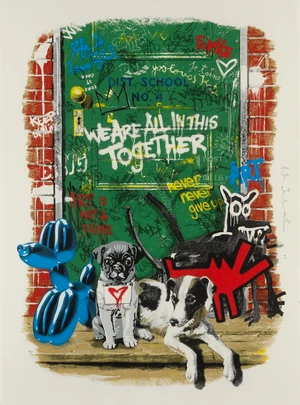 Mr Brainwash,French b. 1966-Artist's Best Friend, 2020;&nbsp;screenprint on archival paper,&nbsp;signed and...