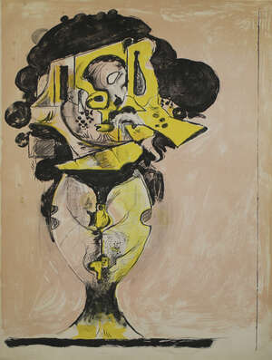 
	
		Graham Sutherland OM, 
		British 1903-1980- 
		 
		la Roccia, 1972;
		 
		lithograph in...