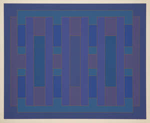 
	
		Peter Stroud, 
		British 19212012- 
		 
		Untitled (Dark Blue), 1971;
		 
		screenprint...