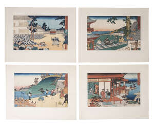 
	
		Amendment: Please note that these prints are by Utagawa Sadahide and not by Katsushika...
