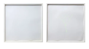 Peter Liversidge,&nbsp;British b.1973-&nbsp;Midday & Midnight, 2003;&nbsp;an embossed print and a phosphorescent...