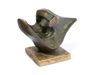 John Farnham, British b.1942 - Bird; bronze, signed and numbered 'Farnham 5/7',  H10 X W13 x D7 cm (including base) (ARR)