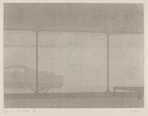 
	
		William Tillyer,
		British b.1938-
		 
		Dry Lake II, 1971;
		 
		etching on wove,...