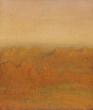 
	
		Tobit Roche, 
		British b.1954-
		 
		A Dry Place;
		 
		oil on canvas, signed and...