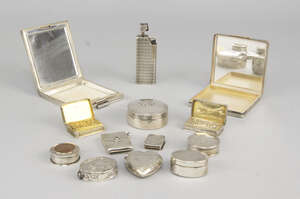 
	
		A George IV silver vinaigrette, London c.1825, Charles Rawlings, with gilt floral pierced...