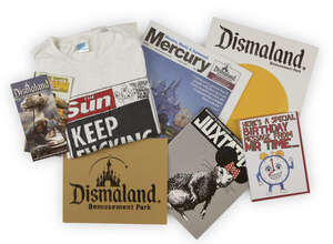 
	
		Banksy, British, b.1974
		Dismaland memorabilia from the Dismaland theme park, Weston...