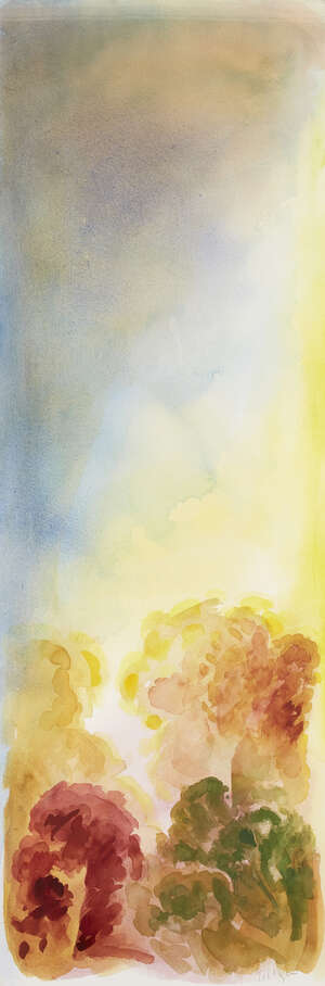 William Tillyer, British b.1938 - Autumn Wiltshire, 1986; watercolour on paper, signed lower right...