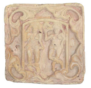 
	
		Kushan revetment from a Buddhist Mausoleum, Pakistan, 4th-5th century AD., finely carved...