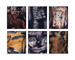 Hughie O'Donoghue, RAIrish/British b.1953-&nbsp;Postcards from Milan I-VII, 2003;&nbsp;the complete set of 7...