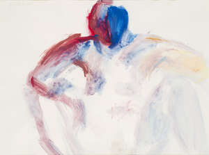 
	
		Sir Quentin Blake OBE, 
		
		British b.1932- 
		 
		Figure II, 1986; 
		 
		wet pastel,...