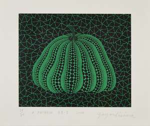 
	
		Yayoi Kusama, 
		Japanese b.1929- 
		 
		A Pumpkin GB-D [Kusama 332], 2004; 
		 
		