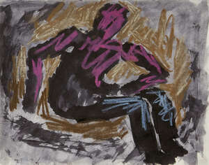 
	
		Josef Herman OBE RA, 
		Polish/British 1911-2000 - 
		 
		Untitled; 
		 
		gouache,...