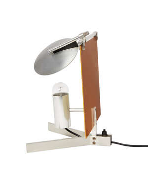 
	
		A prototype lamp (British) 
		c. 1960's, unsigned
		An interesting mid century desk...