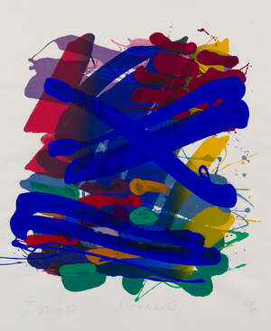 
	
		Albert Irvin RA,
		British 1922-2015-
		 
		Montcada II, 1993;
		 
		screenprint in...
