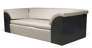 
	
		Armani Casa, Italy, a 'Beethoven' two seat sofa
		Of recent manufacture, applied...
