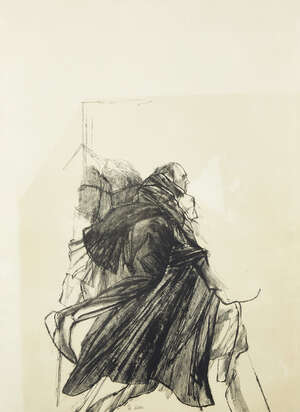 
	
		Sam Szafran, 
		French 1934-2019- 
		 
		La Délirante, 1967; 
		 
		lithograph on wove,...