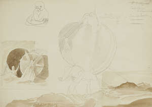 
	
		Sir Stanley Spencer CBE RA, 
		British 1891-1959 - 
		 
		Study for Rolling away of a...