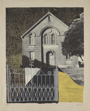 
	
		John Piper CH, 
		British 1903-1992- 
		 
		Penybont Ford Congregational Church...